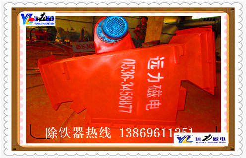 管道式粉料永磁除鐵器，廣東管道式粉料永磁除鐵器價(jià)格_遠(yuǎn)力廣東管道式粉料永磁除鐵器12000高斯_可定制工作原理_安裝示意圖