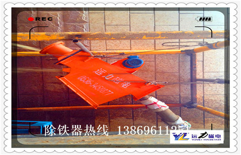 管道強(qiáng)磁鐵器，甘肅管道強(qiáng)磁除鐵器_甘肅管道強(qiáng)磁除鐵器廠家應(yīng)用安裝示意圖型12000高斯_可定制工作原理