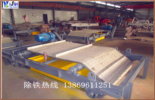 自卸式電磁除鐵器，福建超強(qiáng)干式自卸式電磁除鐵器_福建超強(qiáng)干式自卸式電磁除鐵器廠家配件_型號(hào)及工作視頻